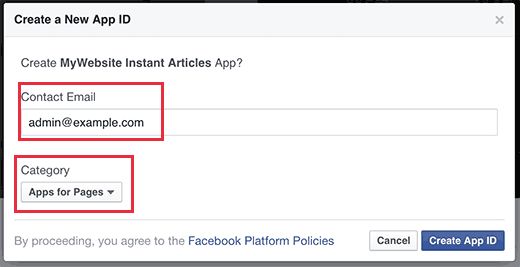 Как настроить Facebook Instant Articles в WordPress: пошаговое руководство 108 WordPress