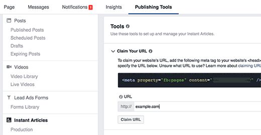 Как настроить Facebook Instant Articles в WordPress: пошаговое руководство 100 WordPress