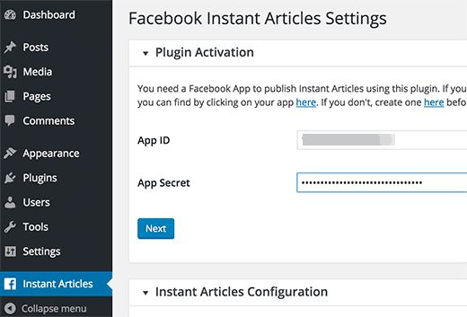 Как настроить Facebook Instant Articles в WordPress: пошаговое руководство 113 WordPress