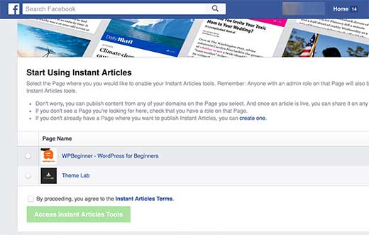 Как настроить Facebook Instant Articles в WordPress: пошаговое руководство 98 WordPress